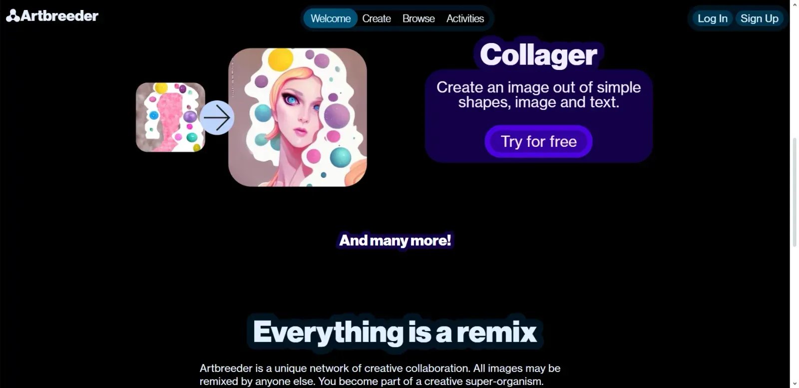 Artbreeder Нейросеть