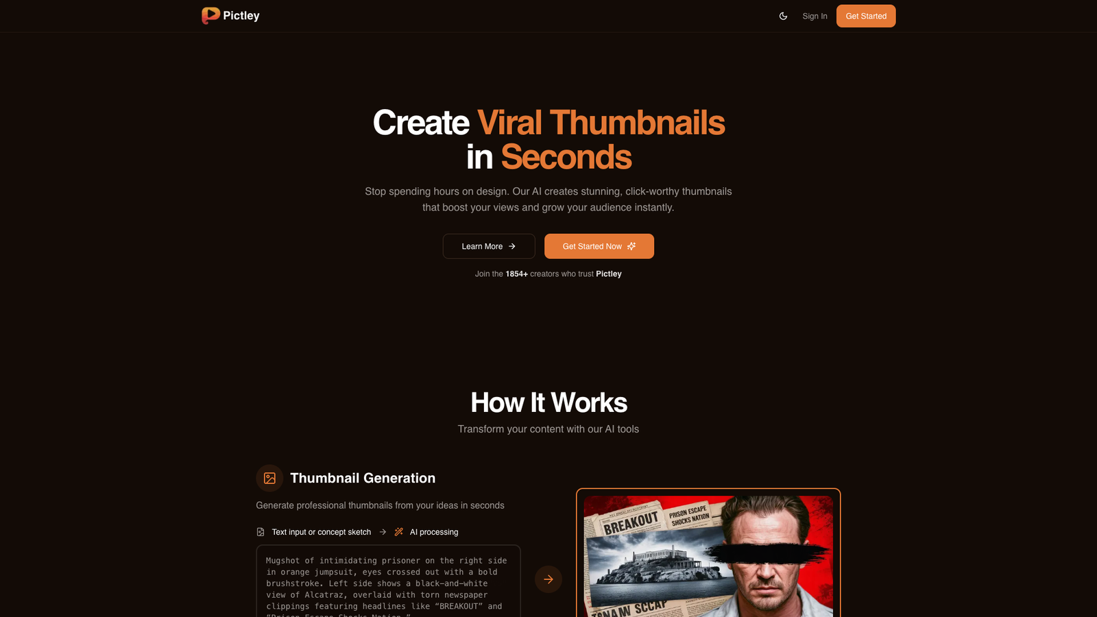 Pictley — интерфейс нейросети Pictley — интерфейс нейросети