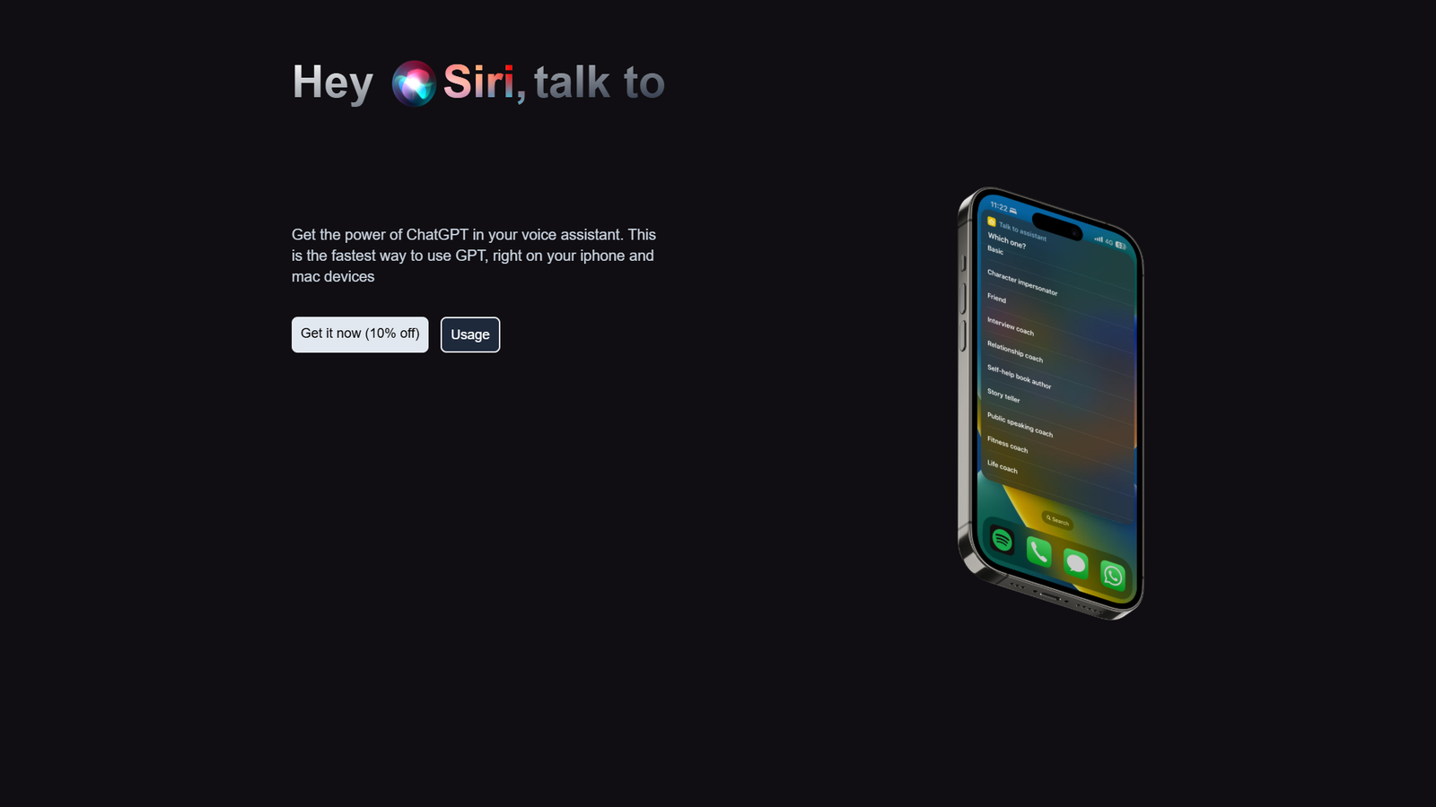 SiriGPT — интерфейс нейросети SiriGPT — интерфейс нейросети