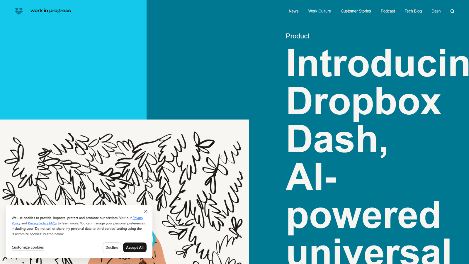 Dropbox Dash и Dropbox AI — интерфейс нейросети Dropbox Dash и Dropbox AI — интерфейс нейросети