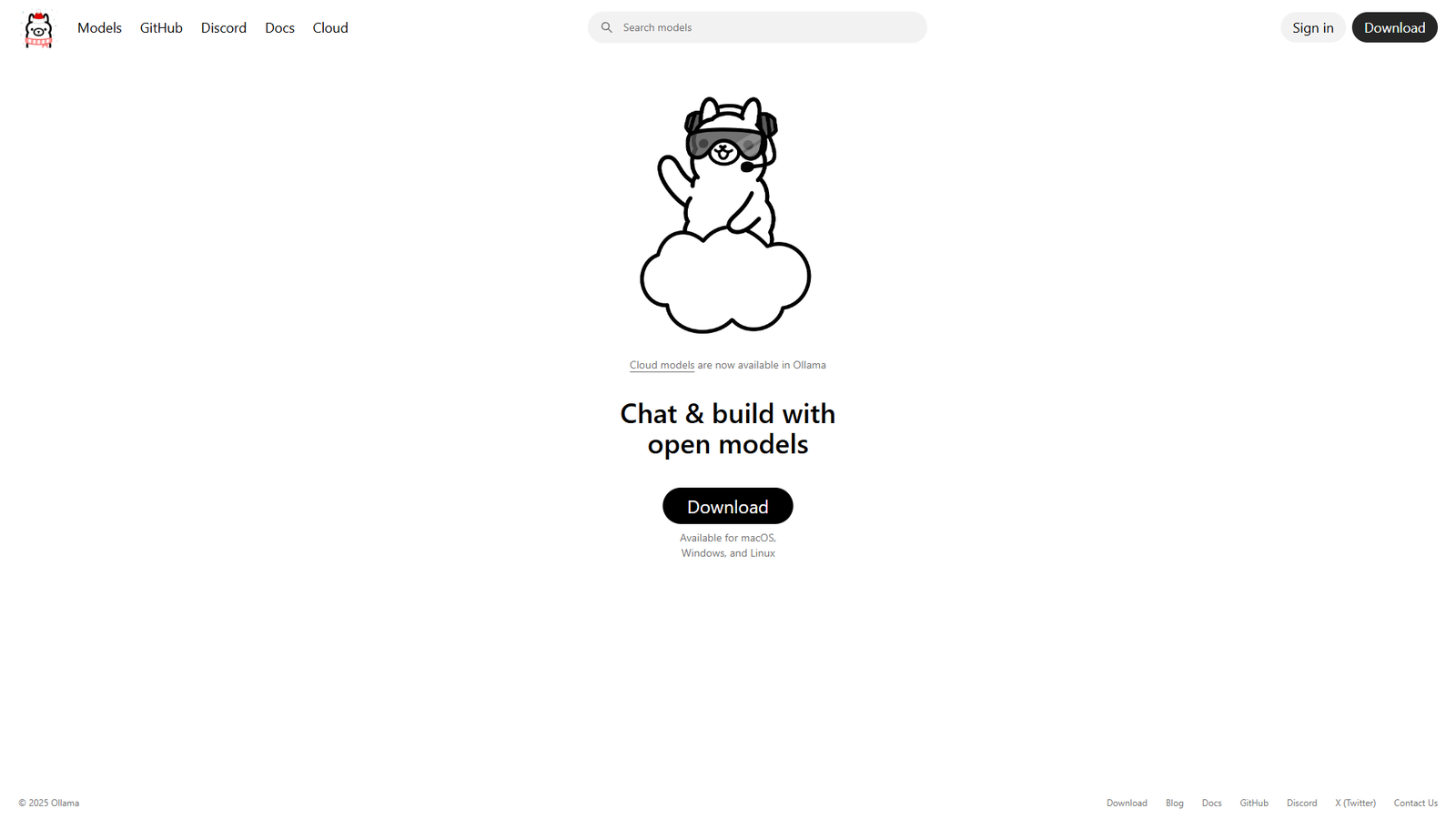 Ollama — интерфейс нейросети Ollama — интерфейс нейросети
