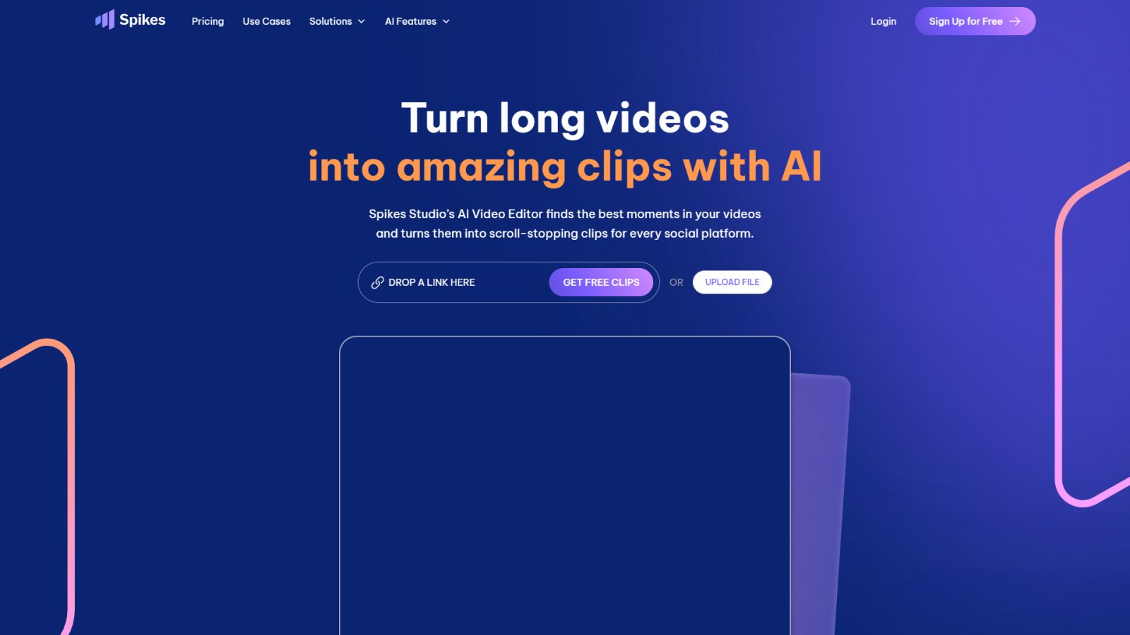 Spikes Studio нейросеть Главная страница