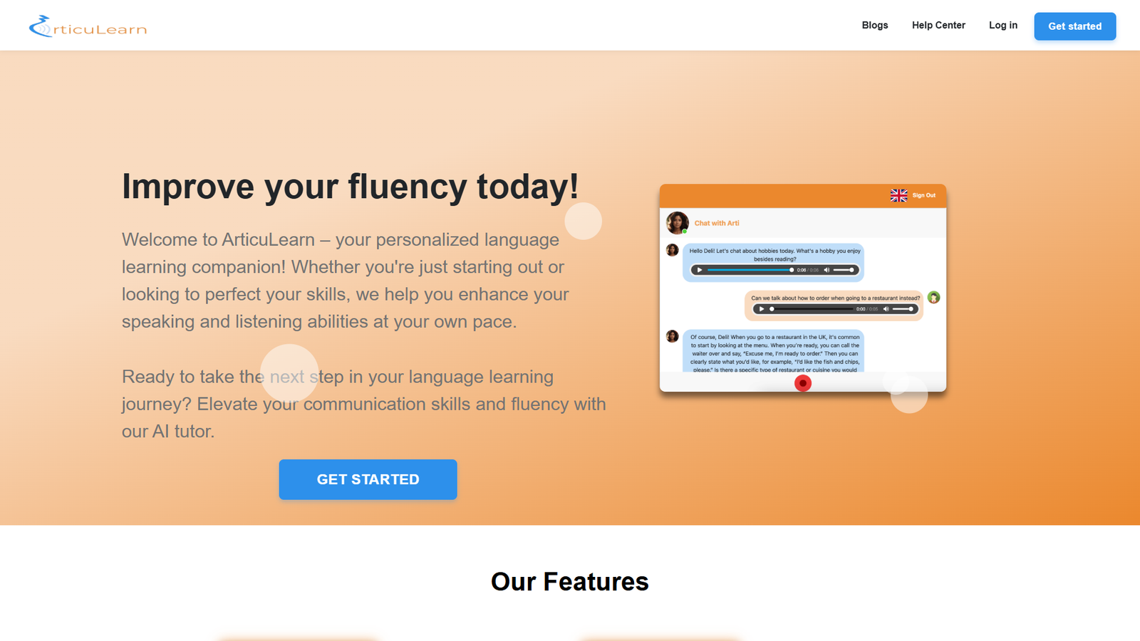 ArticuLearn — интерфейс нейросети ArticuLearn — интерфейс нейросети