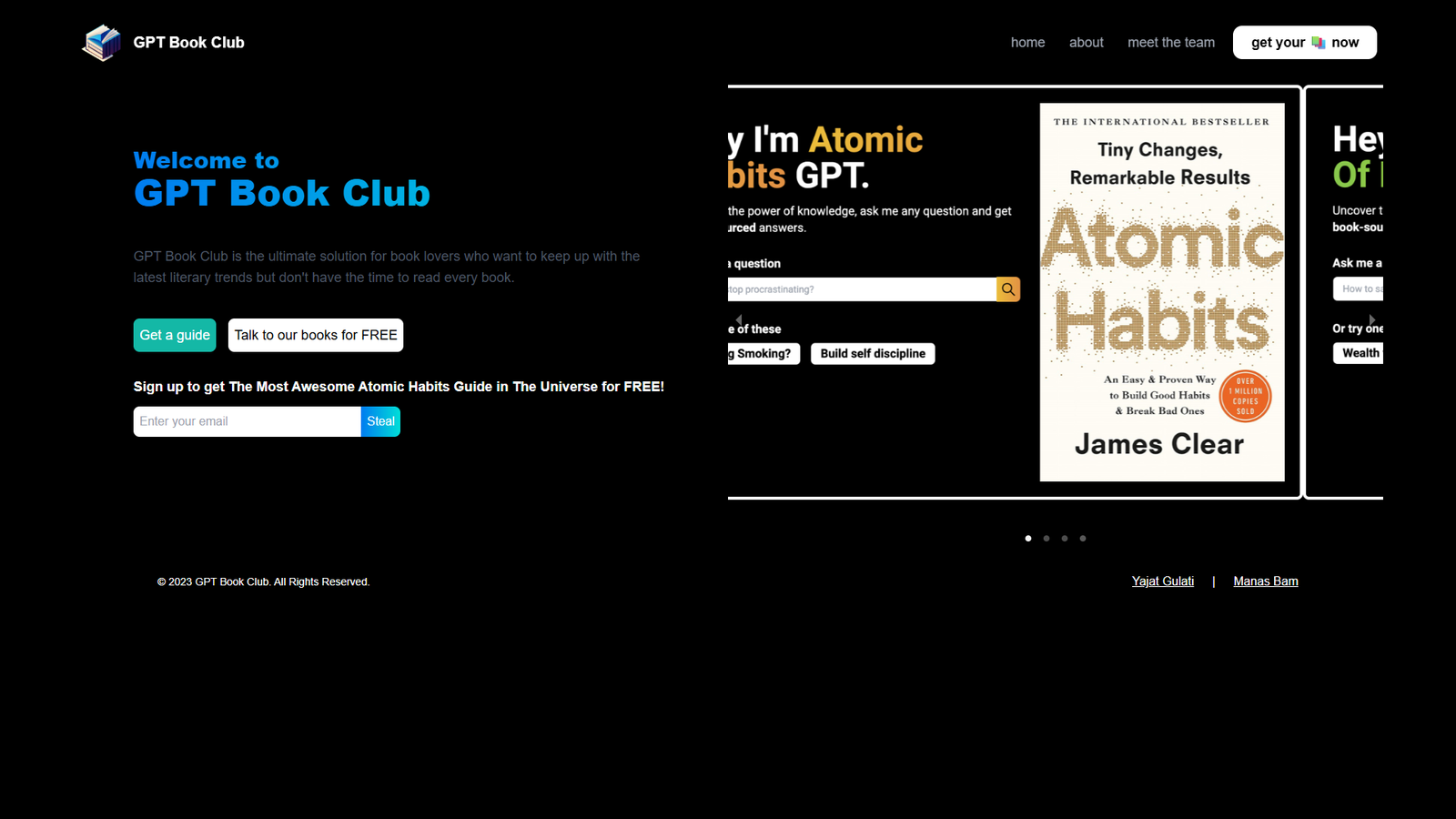 GPT Book Club — интерфейс нейросети GPT Book Club — интерфейс нейросети