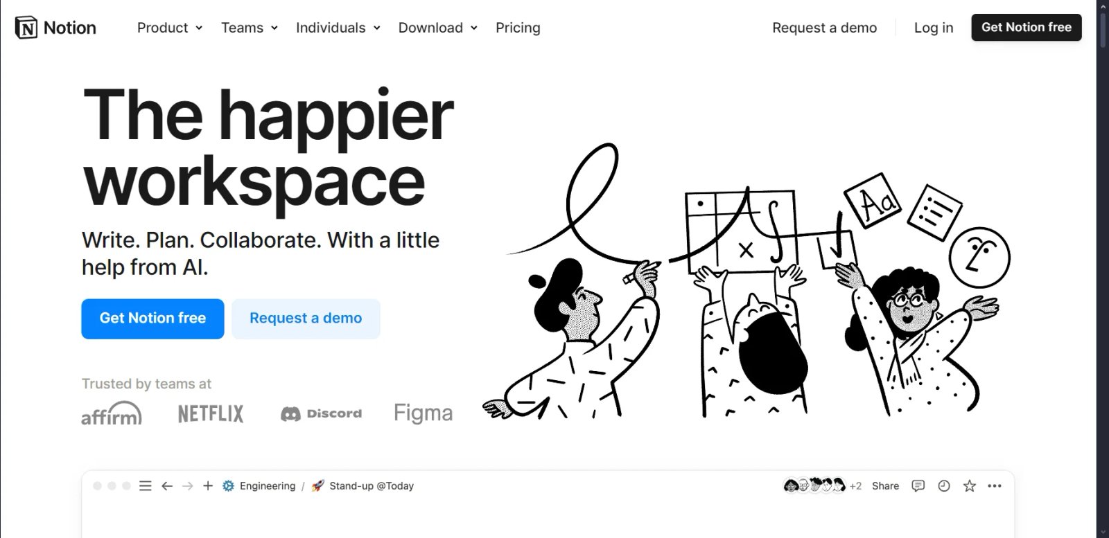Notion AI Home Notion AI Home