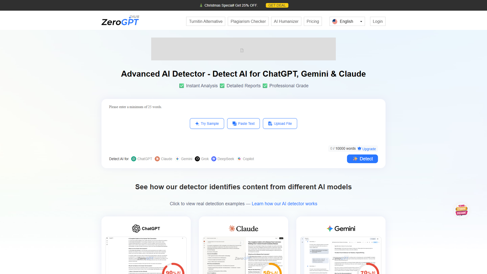 ZeroGPT Plus — интерфейс нейросети ZeroGPT Plus — интерфейс нейросети