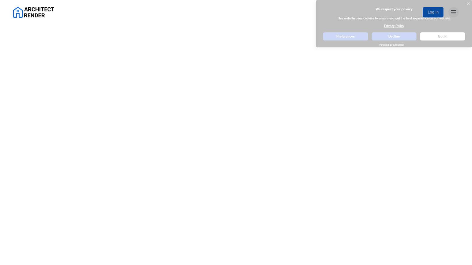 Architect Render — интерфейс нейросети Architect Render — интерфейс нейросети