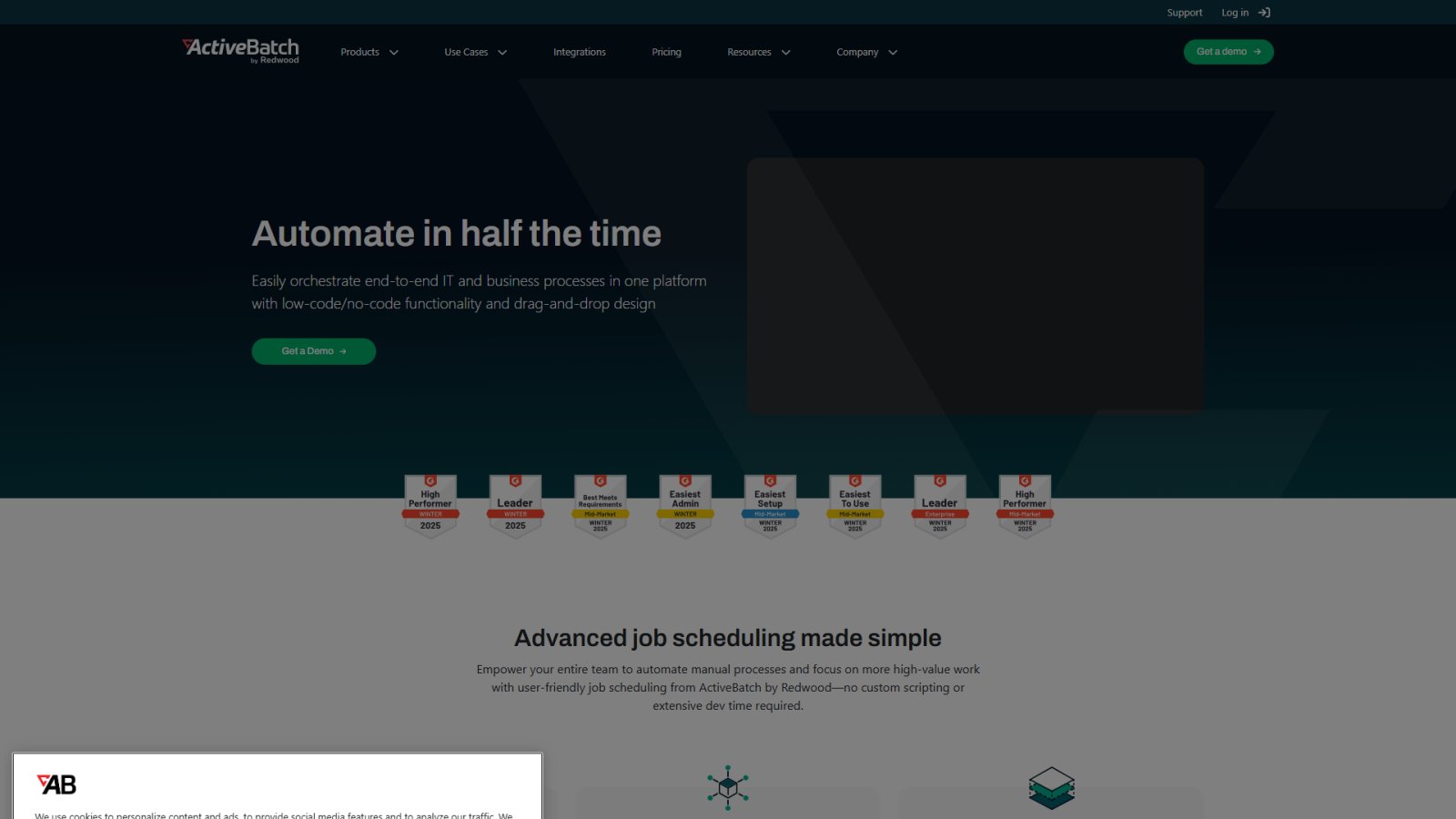 ActiveBatch нейросеть Главная страница