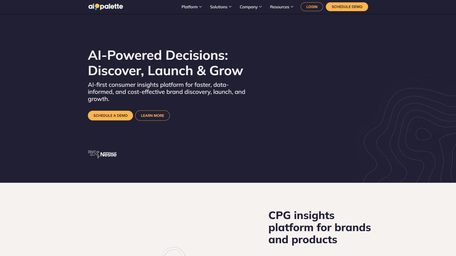 AI Palette нейросеть Главная страница