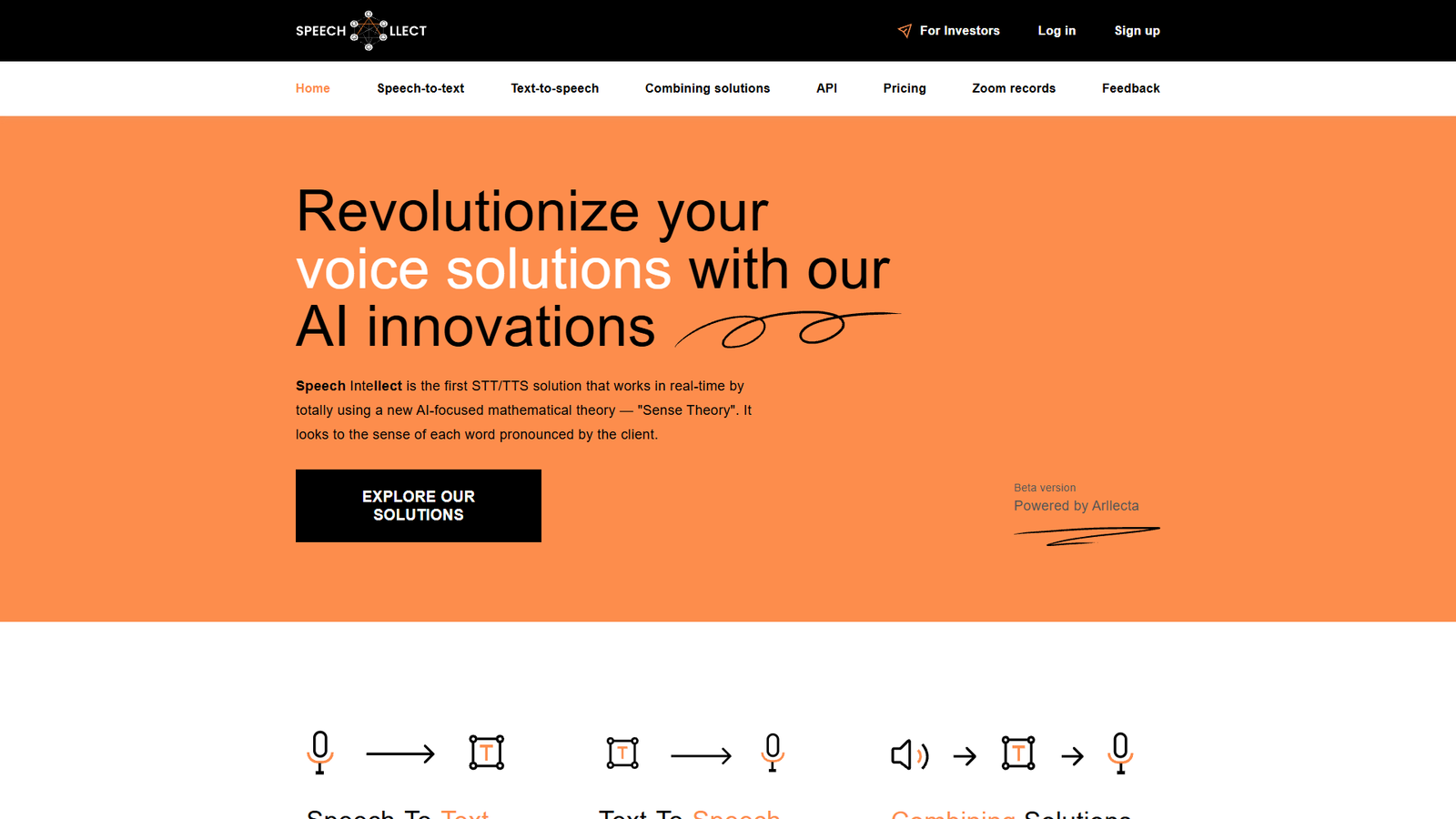 Speech Intellect — интерфейс нейросети Speech Intellect — интерфейс нейросети