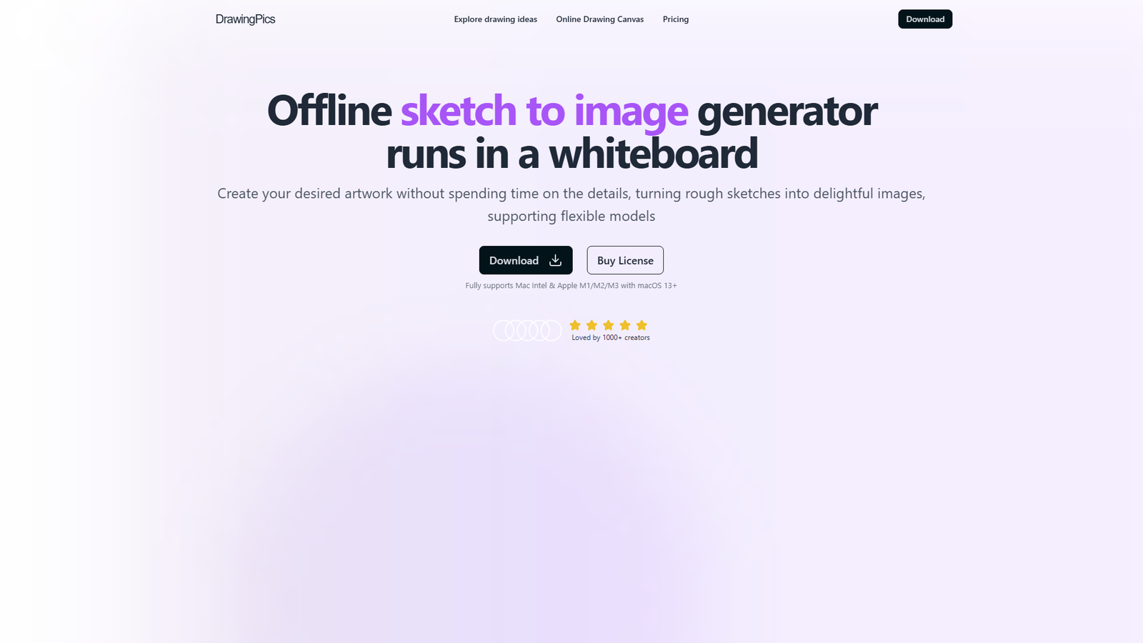 DrawingPics — Offline AI Art Generator — интерфейс нейросети DrawingPics — Offline AI Art Generator — интерфейс нейросети