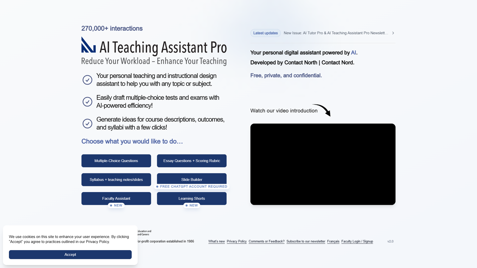 AI Teaching Assistant Pro — интерфейс нейросети AI Teaching Assistant Pro — интерфейс нейросети