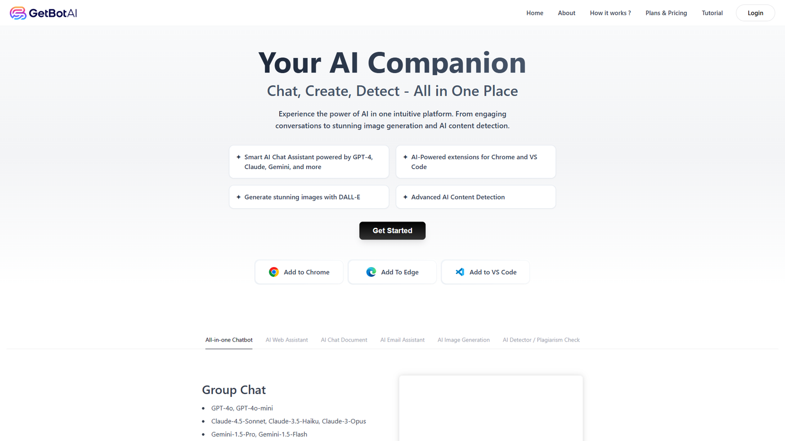 GetBot AI — интерфейс нейросети GetBot AI — интерфейс нейросети