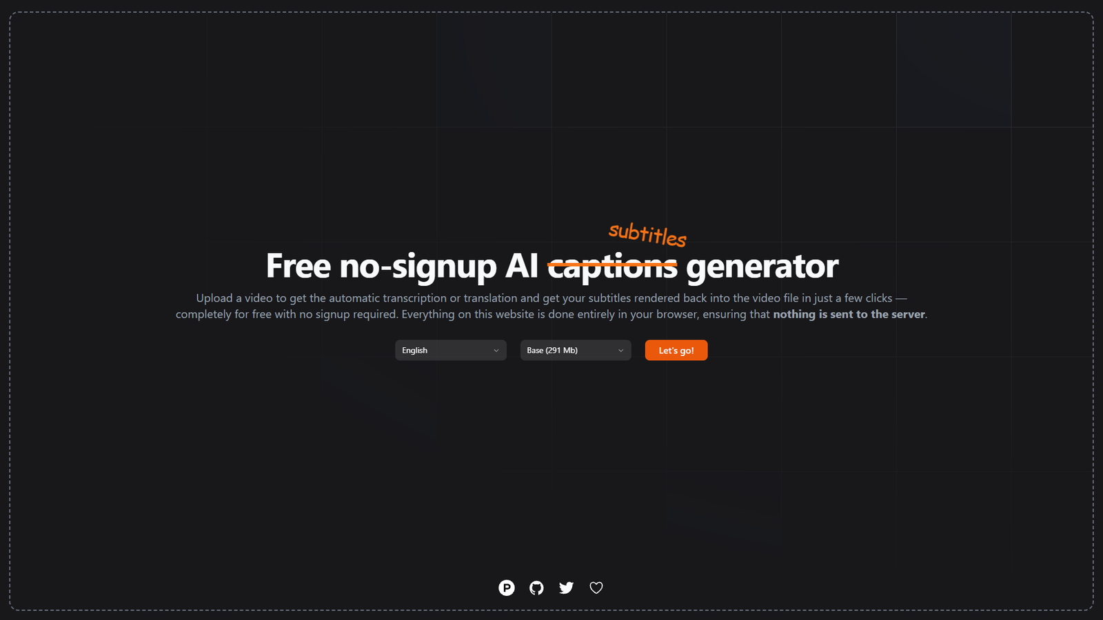 Subtitles by fframes — интерфейс нейросети Subtitles by fframes — интерфейс нейросети