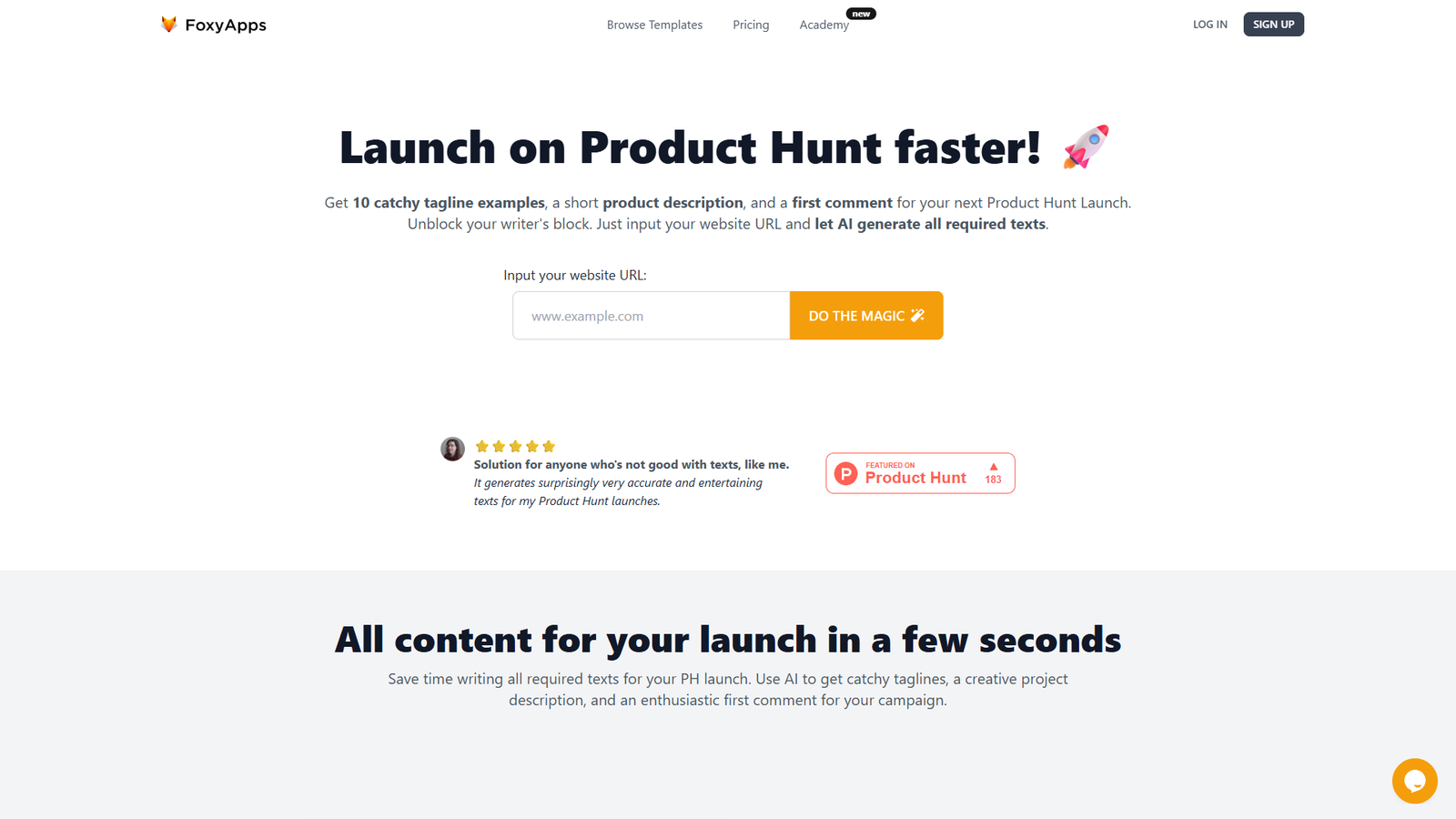 AI-Powered Product Hunt Launcher — интерфейс нейросети AI-Powered Product Hunt Launcher — интерфейс нейросети
