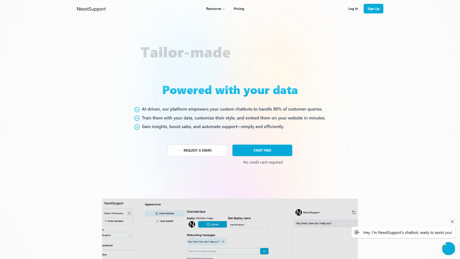 NexxtSupport — интерфейс нейросети NexxtSupport — интерфейс нейросети