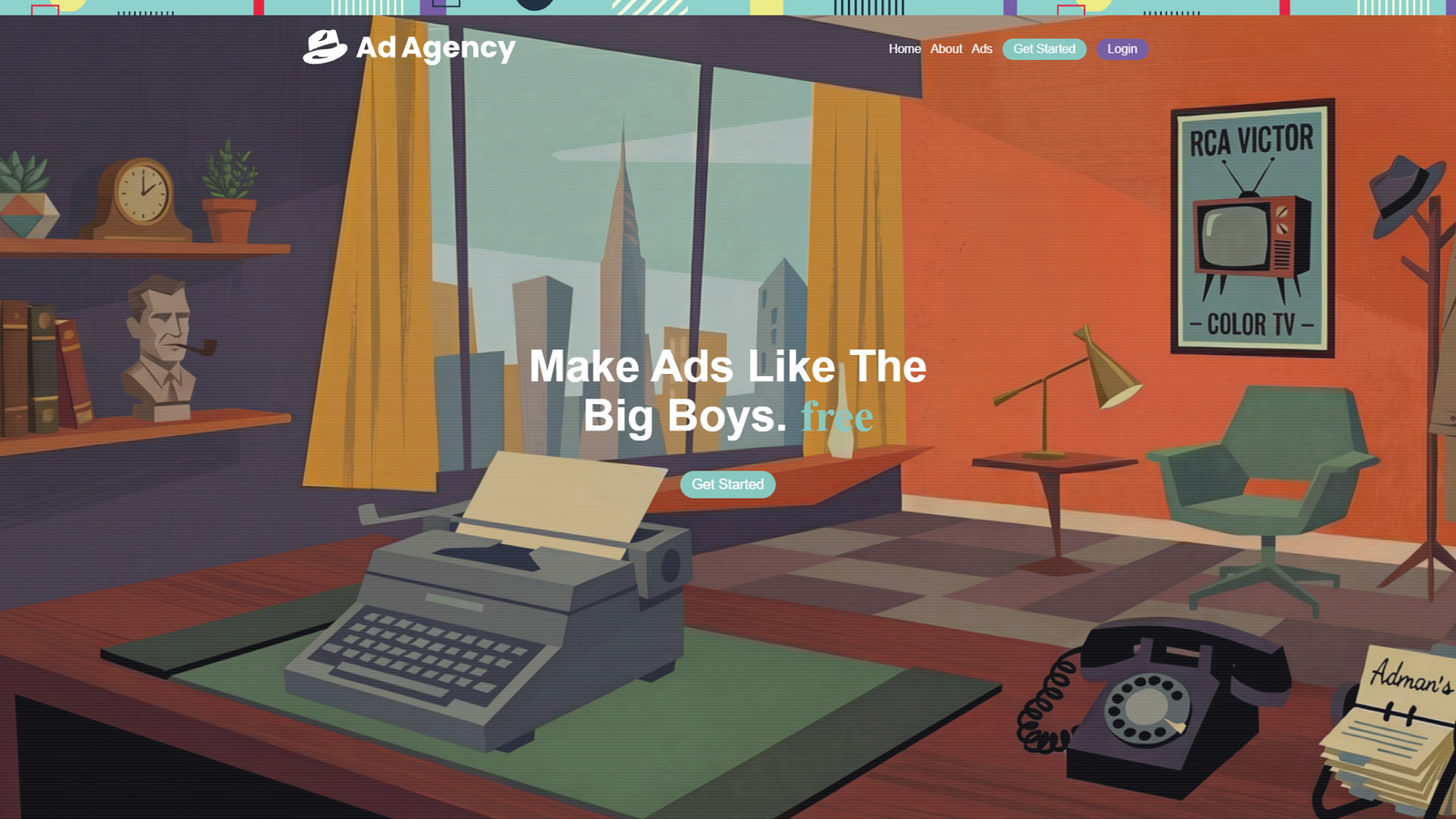 AI Ad Agency — интерфейс нейросети AI Ad Agency — интерфейс нейросети