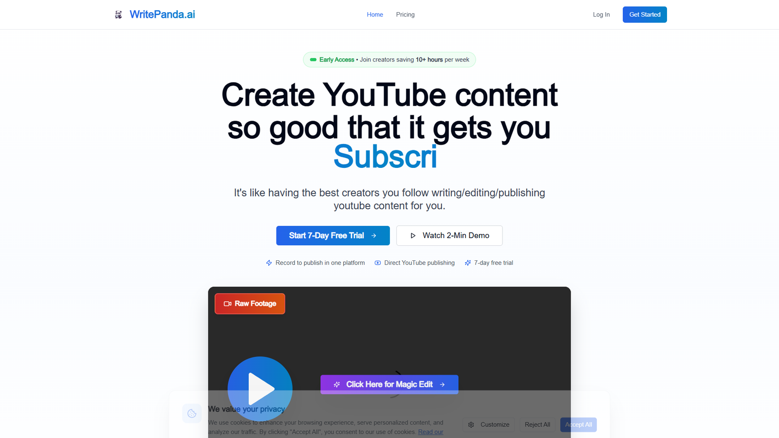 WritePanda — интерфейс нейросети WritePanda — интерфейс нейросети