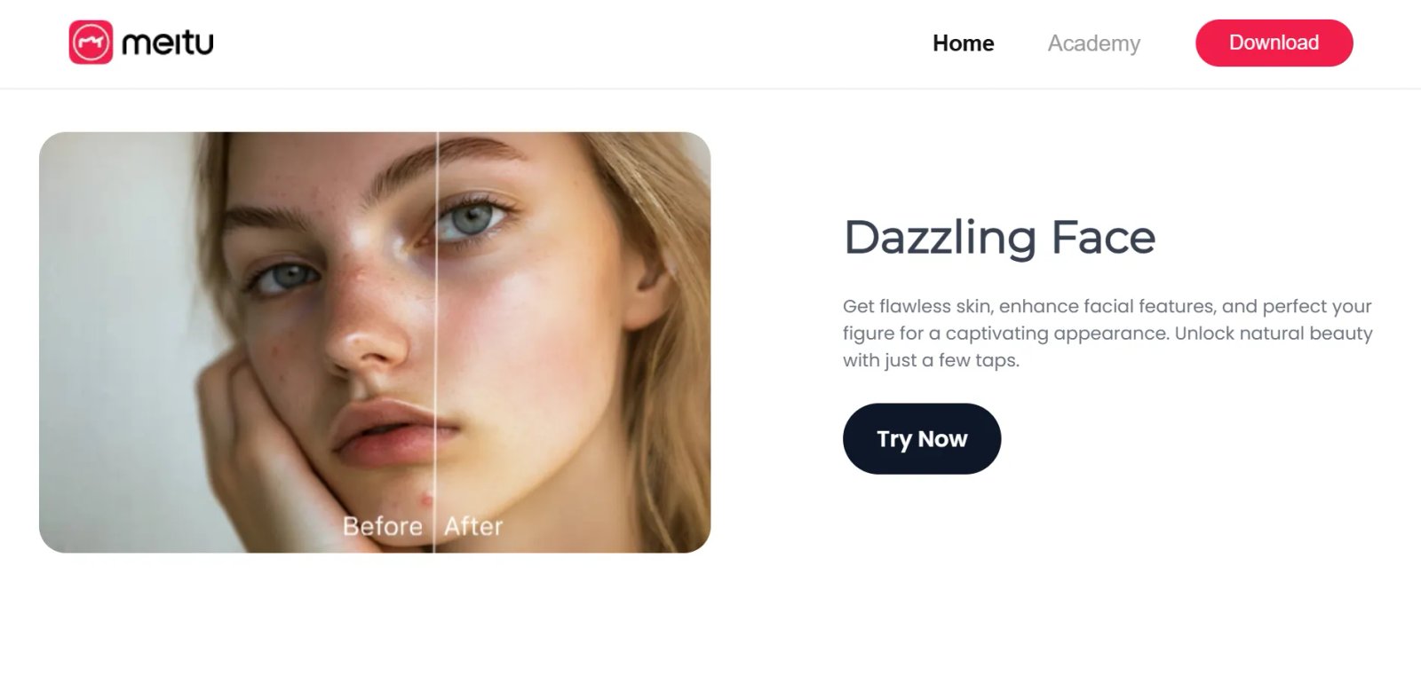 Meitu Главная страница Meitu Главная страница