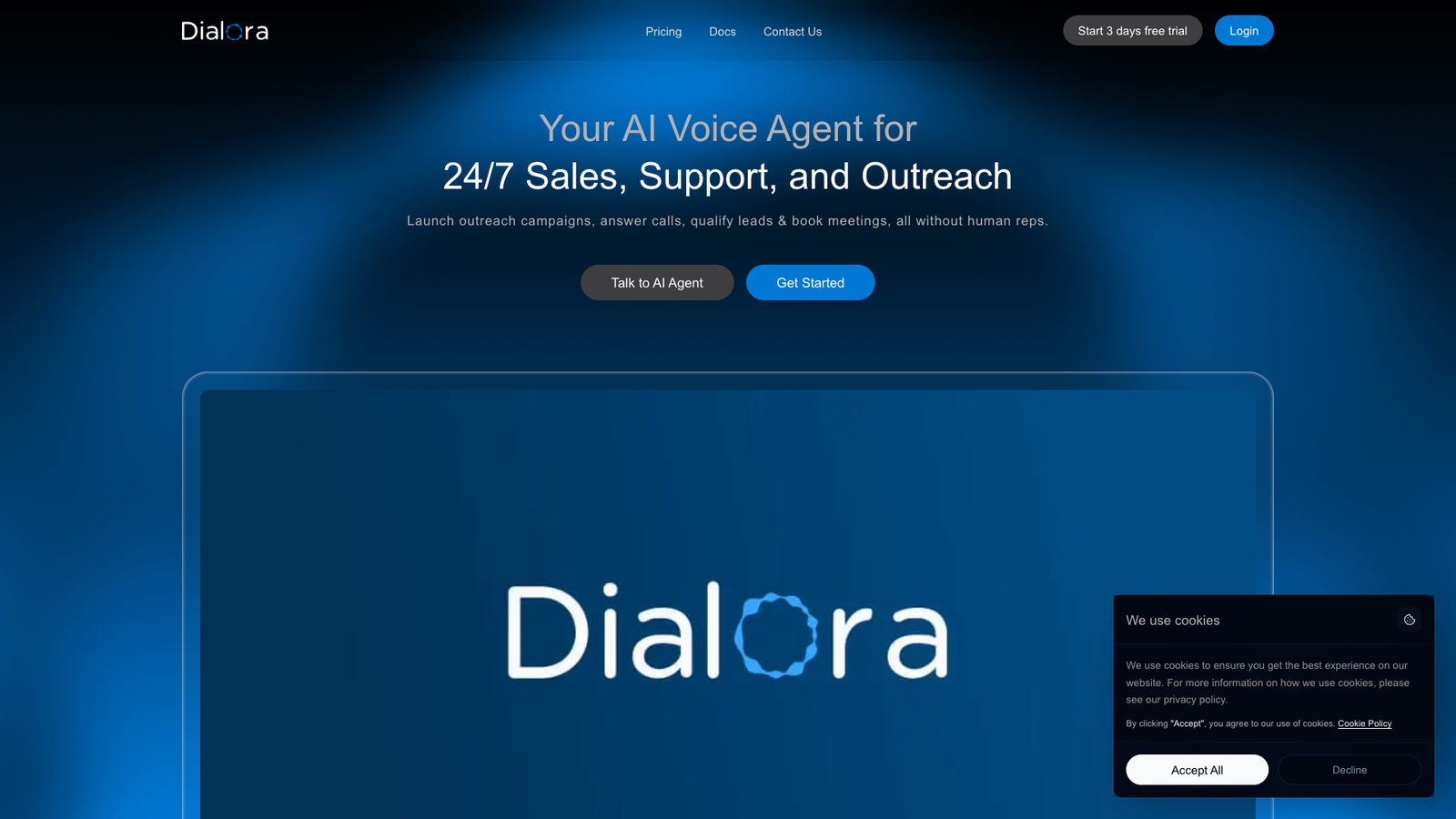 Dialora AI — интерфейс нейросети Dialora AI — интерфейс нейросети