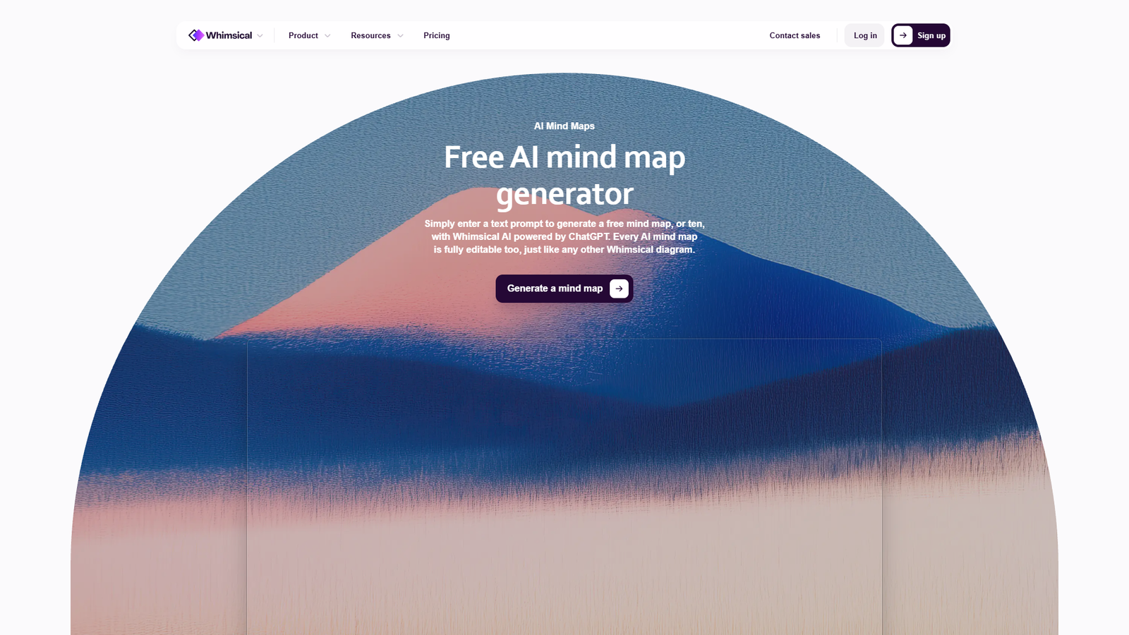 Whimsical AI Mind Maps — интерфейс нейросети Whimsical AI Mind Maps — интерфейс нейросети