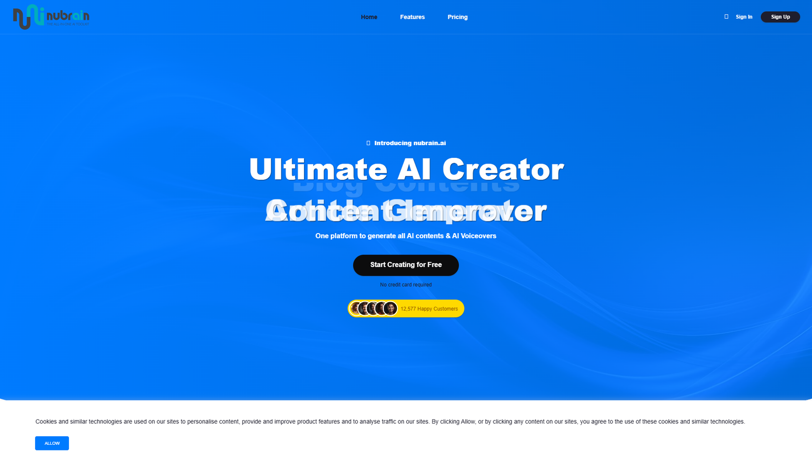 nubrain.ai — интерфейс нейросети nubrain.ai — интерфейс нейросети