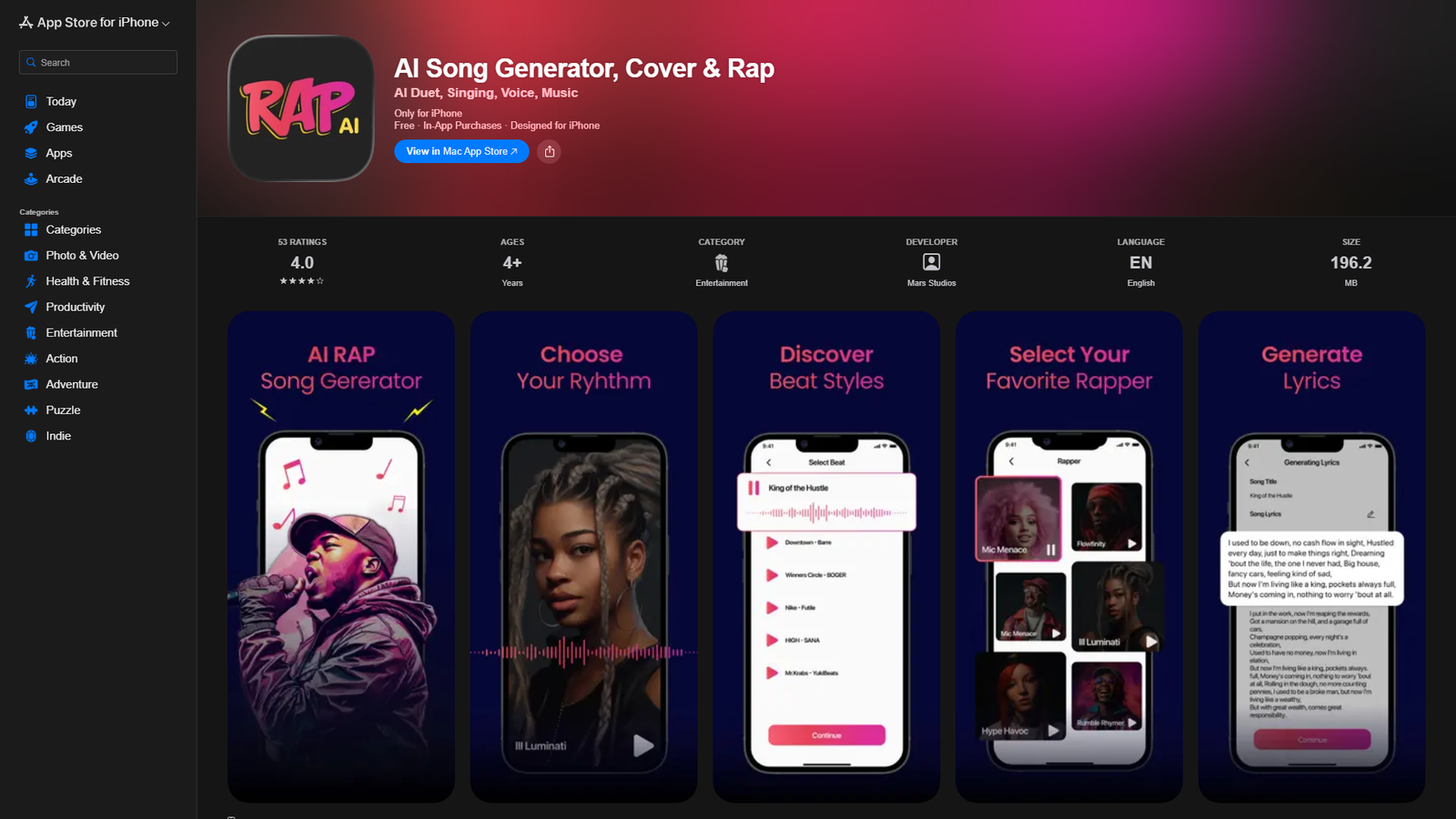 AI Song Generator, Cover & Rap — интерфейс нейросети AI Song Generator, Cover & Rap — интерфейс нейросети
