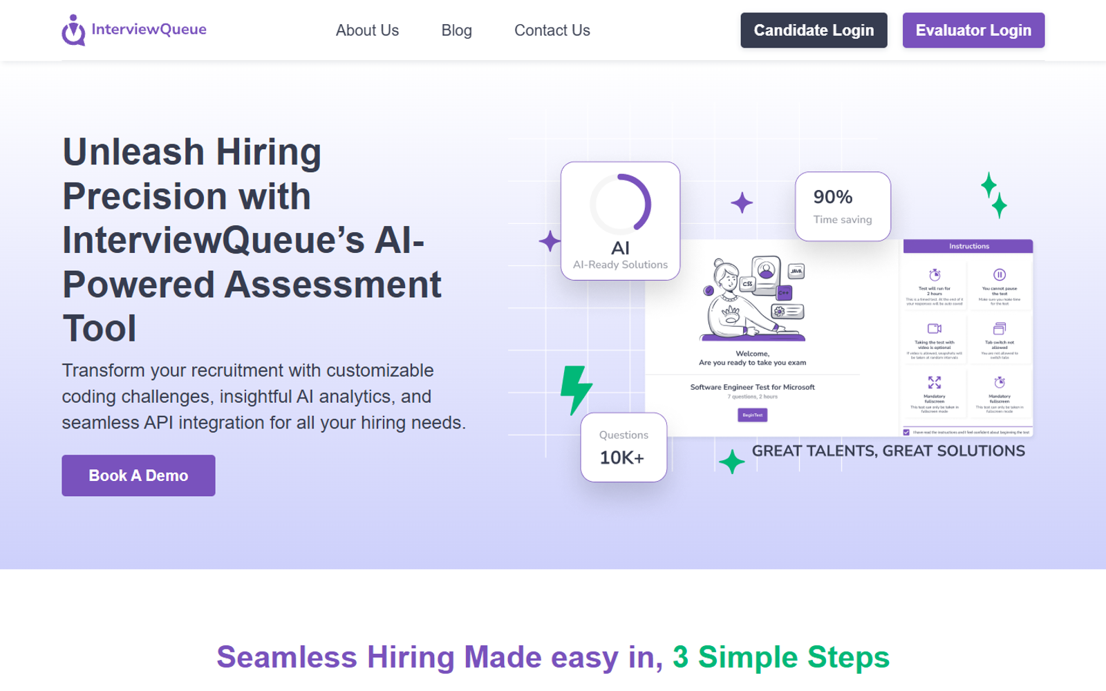 InterviewQueue — интерфейс нейросети InterviewQueue — интерфейс нейросети