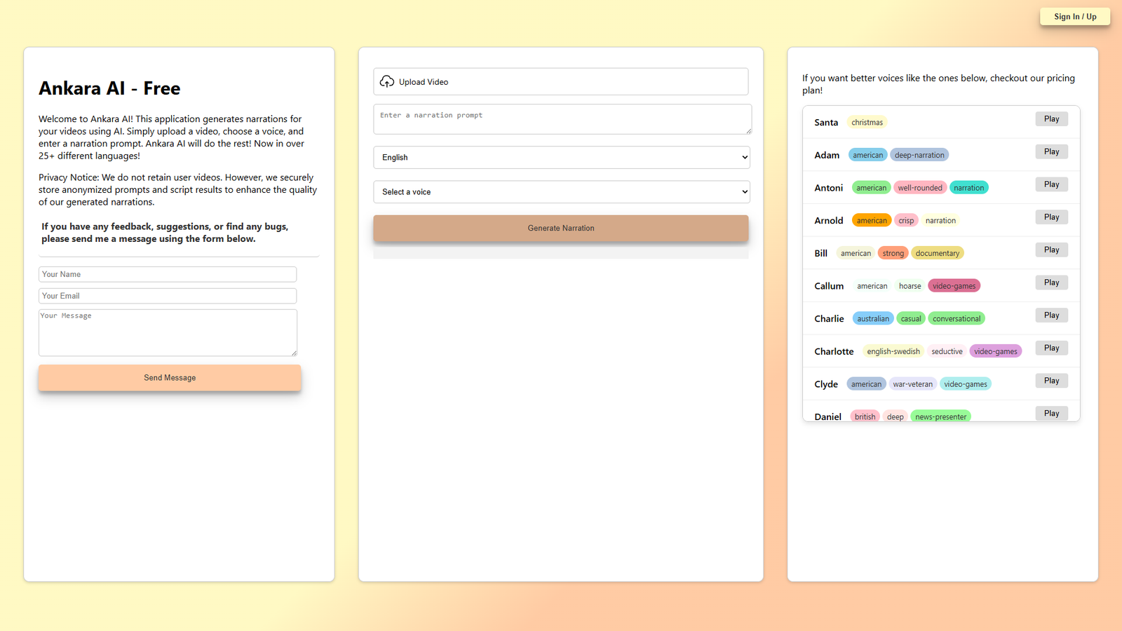 Ankara AI — интерфейс нейросети Ankara AI — интерфейс нейросети