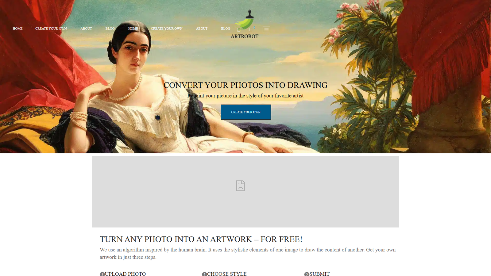 ARTROBOT — интерфейс нейросети ARTROBOT — интерфейс нейросети