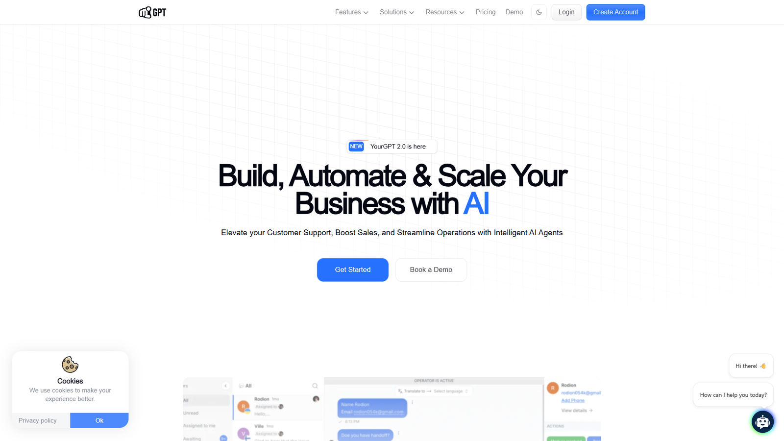 YourGPT — интерфейс нейросети YourGPT — интерфейс нейросети
