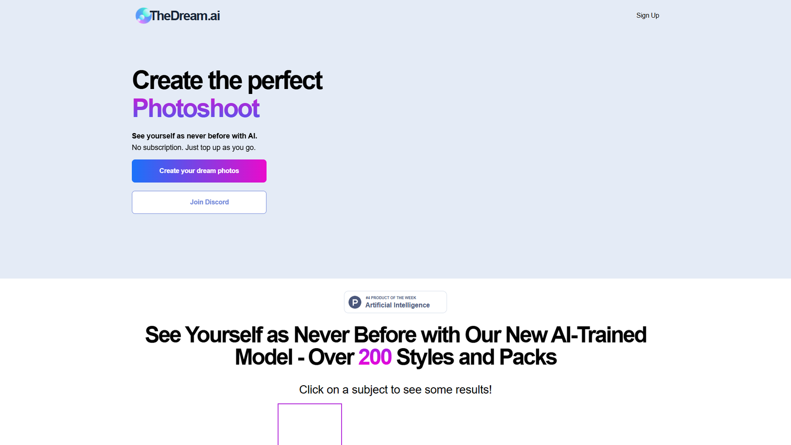 TheDream.ai — интерфейс нейросети TheDream.ai — интерфейс нейросети