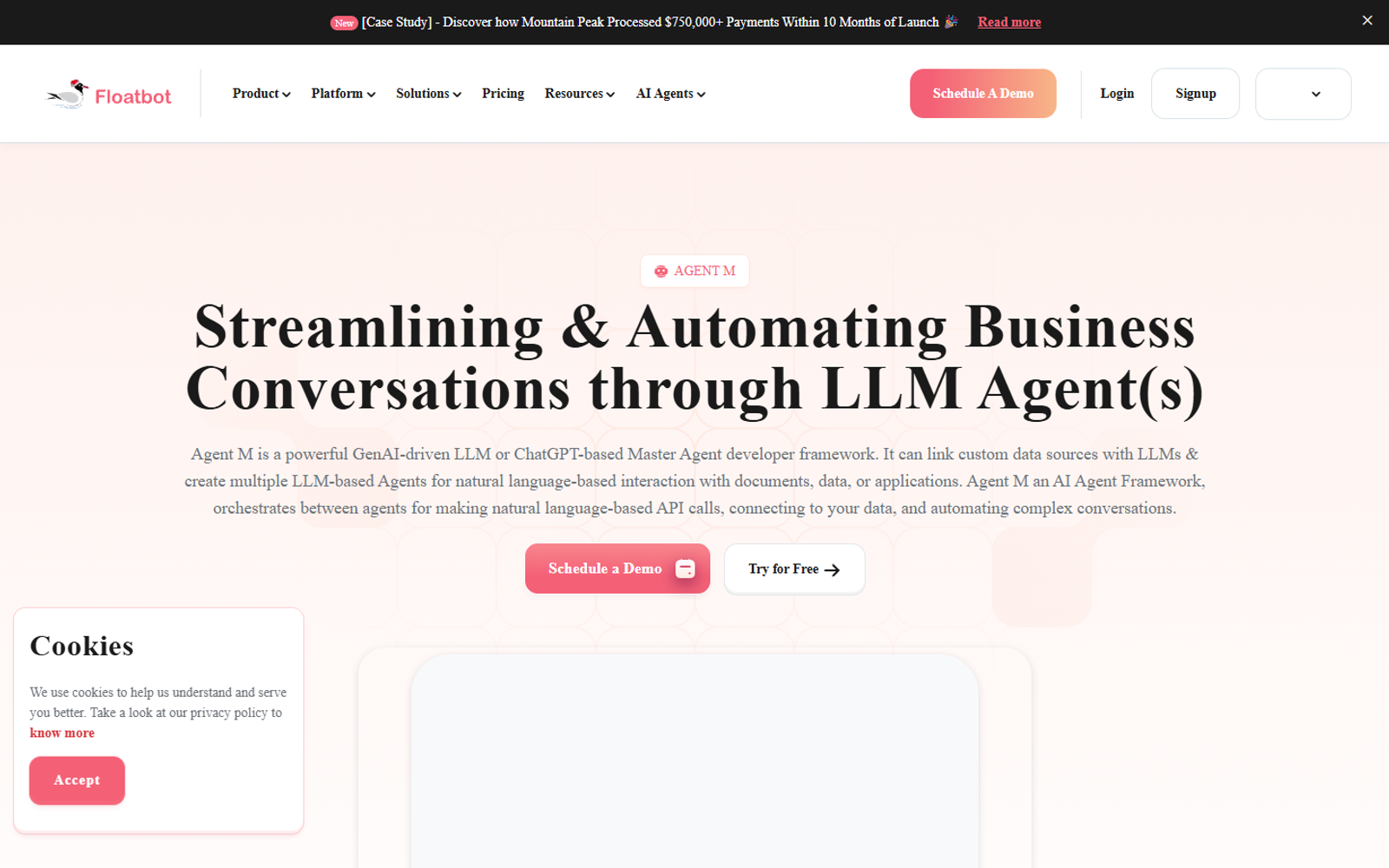 Agent M — AI Agent Framework — интерфейс нейросети Agent M — AI Agent Framework — интерфейс нейросети