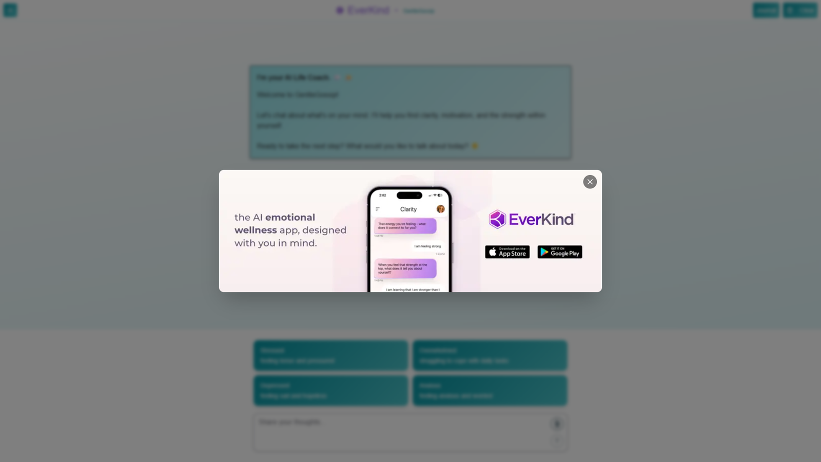GentleGossip AI Life Coach — интерфейс нейросети GentleGossip AI Life Coach — интерфейс нейросети