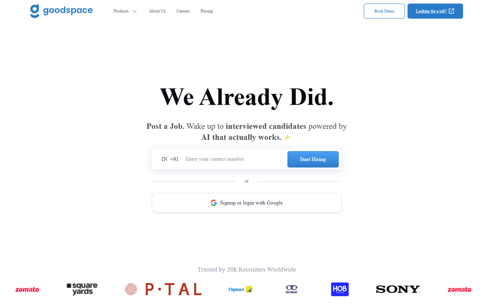 GoodSpace AI — интерфейс нейросети GoodSpace AI — интерфейс нейросети