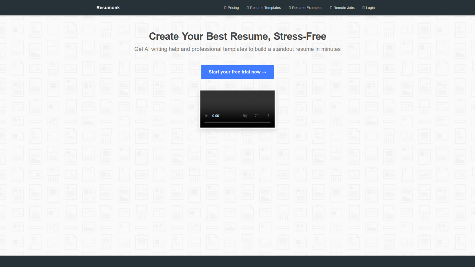 Resumonk — интерфейс нейросети Resumonk — интерфейс нейросети
