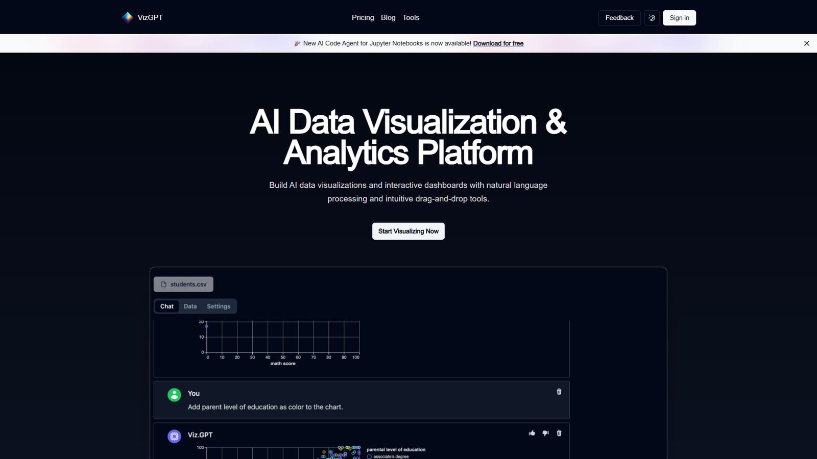 vizGPT — интерфейс нейросети vizGPT — интерфейс нейросети