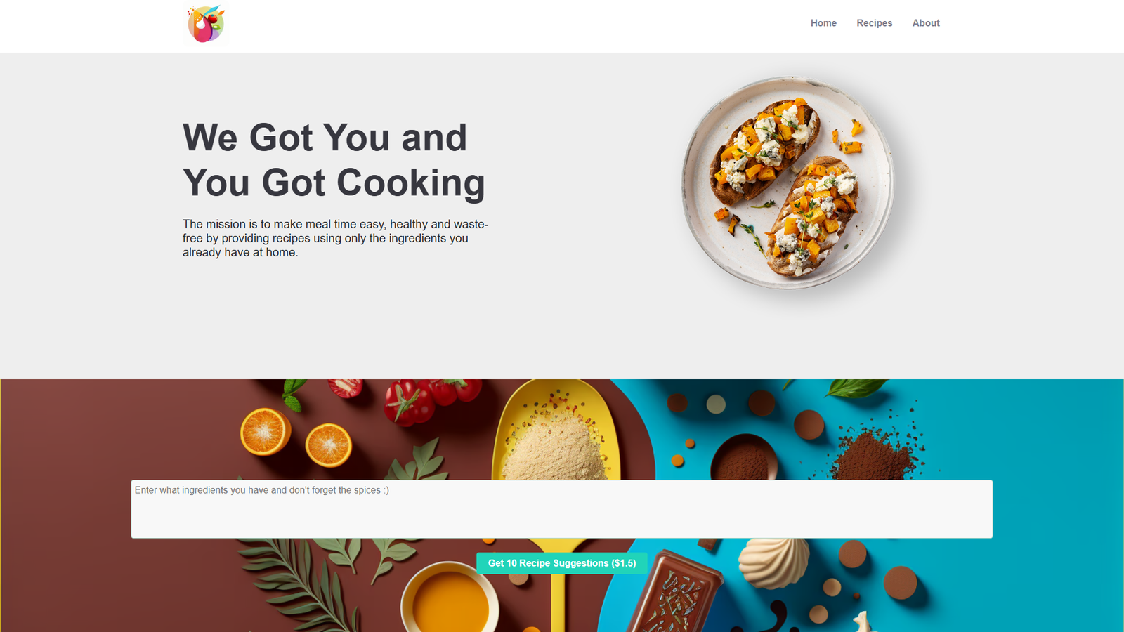 You Got Cooking — интерфейс нейросети You Got Cooking — интерфейс нейросети