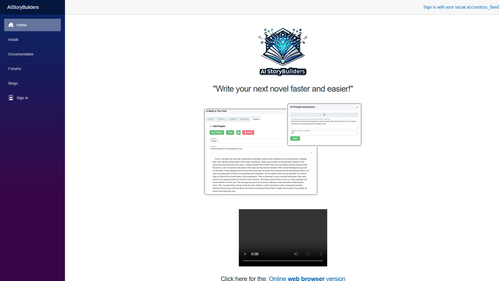 AIStoryBuilders — интерфейс нейросети AIStoryBuilders — интерфейс нейросети