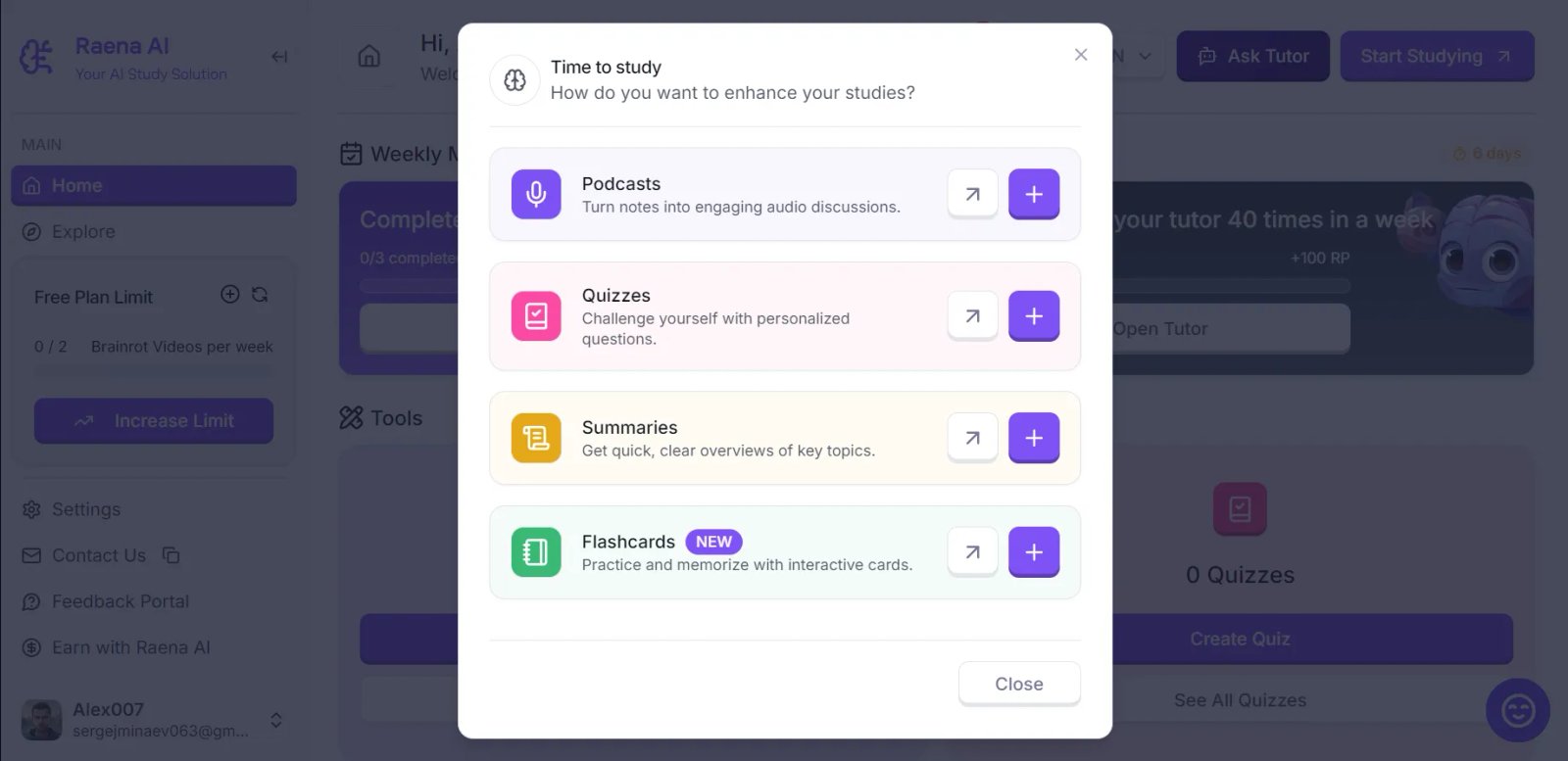 Raena AI Options Raena AI Options