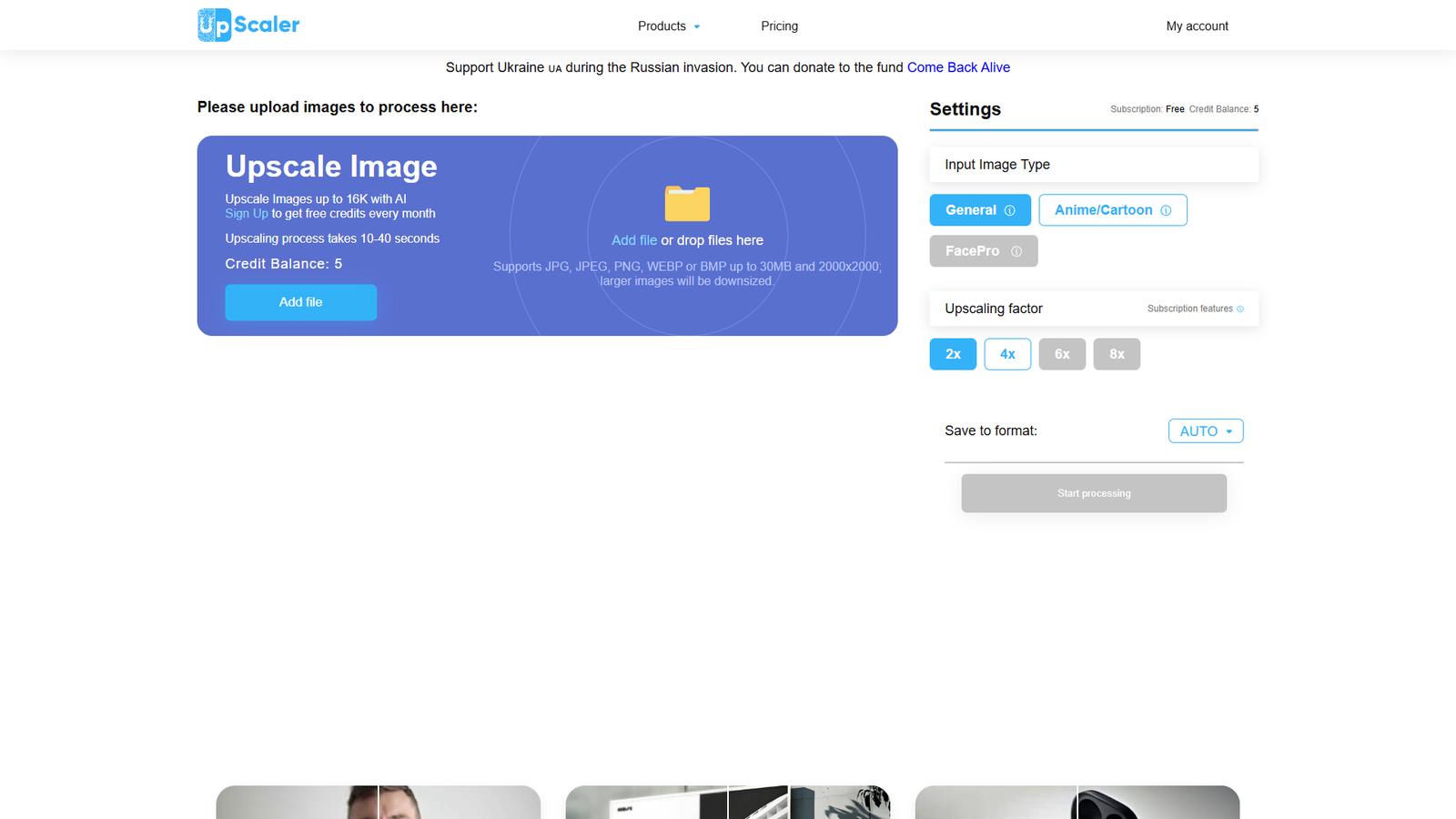 ImageUpscaler — интерфейс нейросети ImageUpscaler — интерфейс нейросети