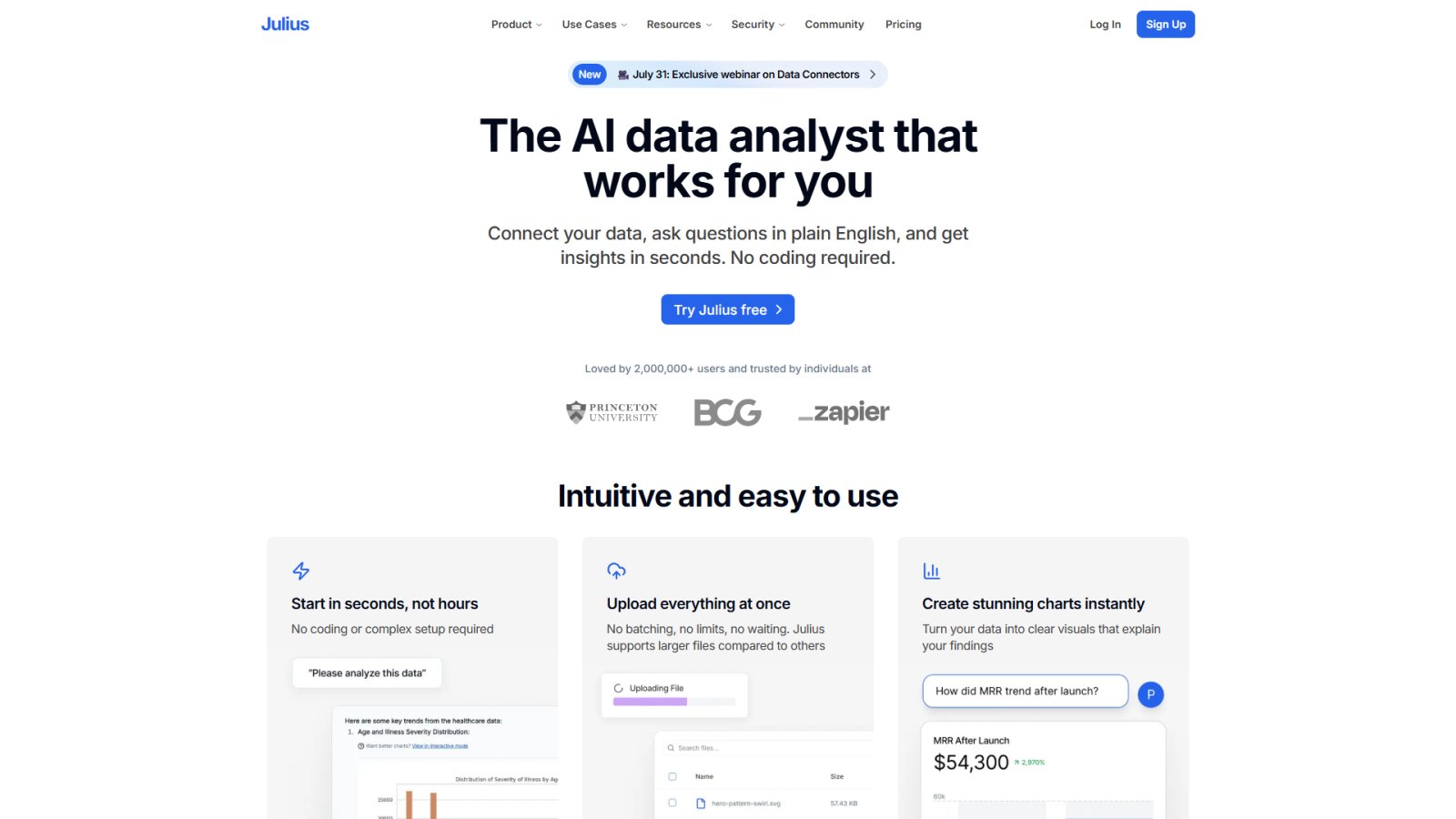 Julius AI нейросеть Главная страница Julius AI нейросеть Главная страница