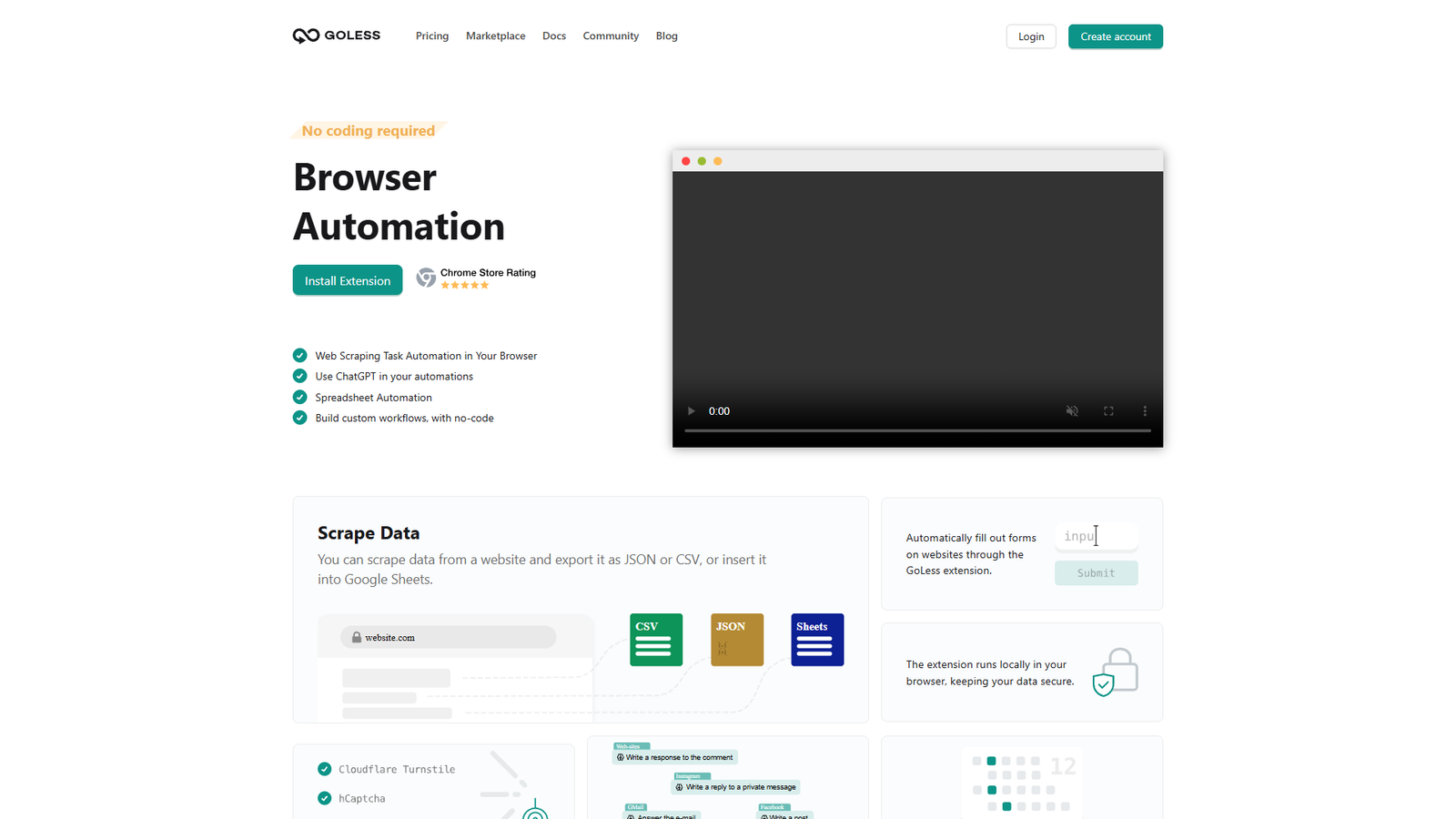 Goless Browser Automation — интерфейс нейросети Goless Browser Automation — интерфейс нейросети