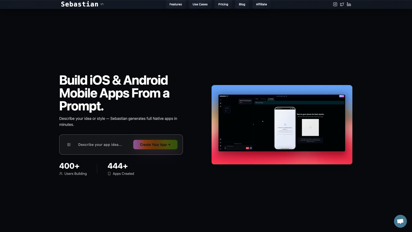 Sebastian — интерфейс нейросети Sebastian — интерфейс нейросети