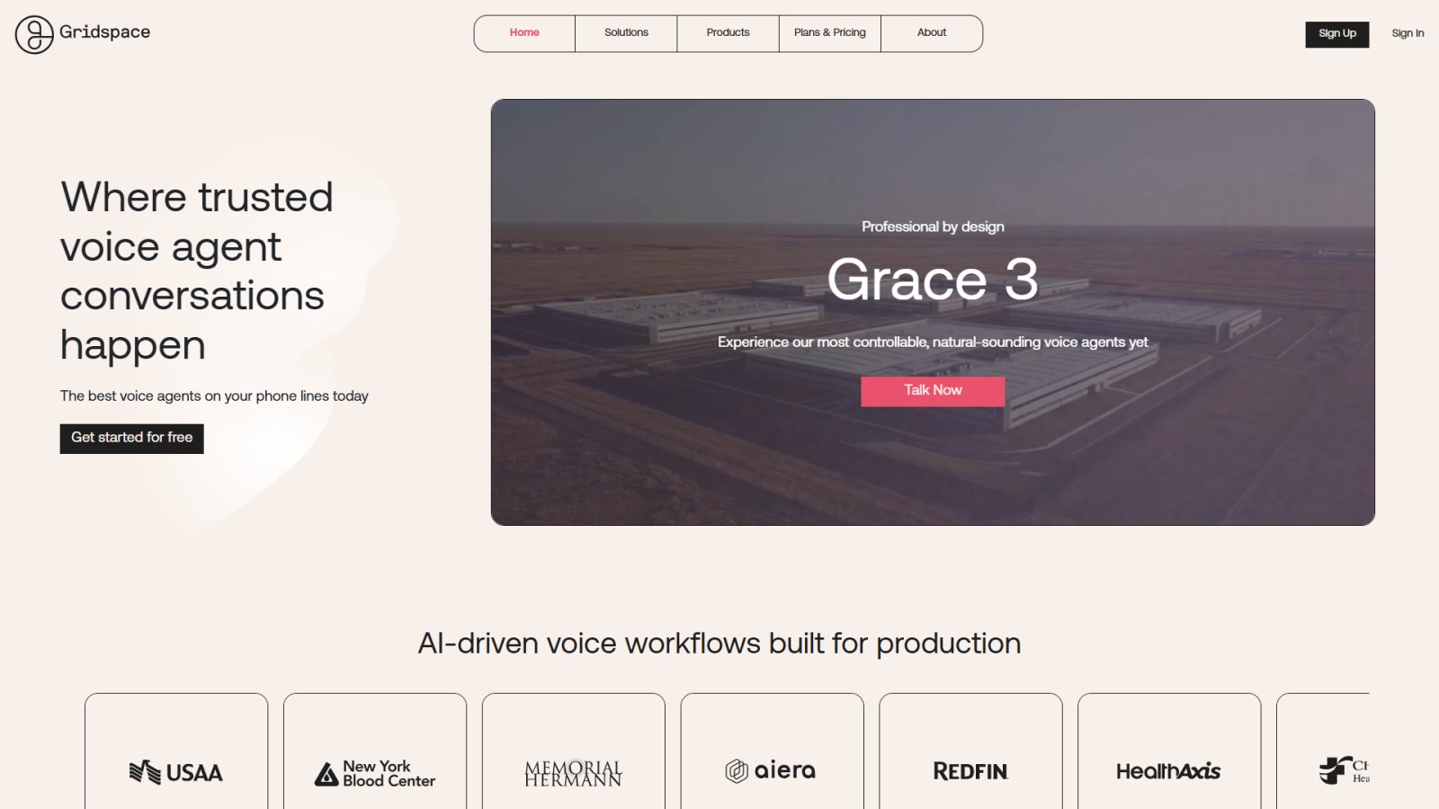 Gridspace нейросеть Главная страница