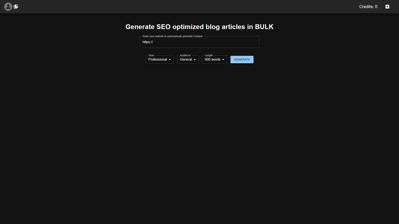 Blogmuse — интерфейс нейросети Blogmuse — интерфейс нейросети