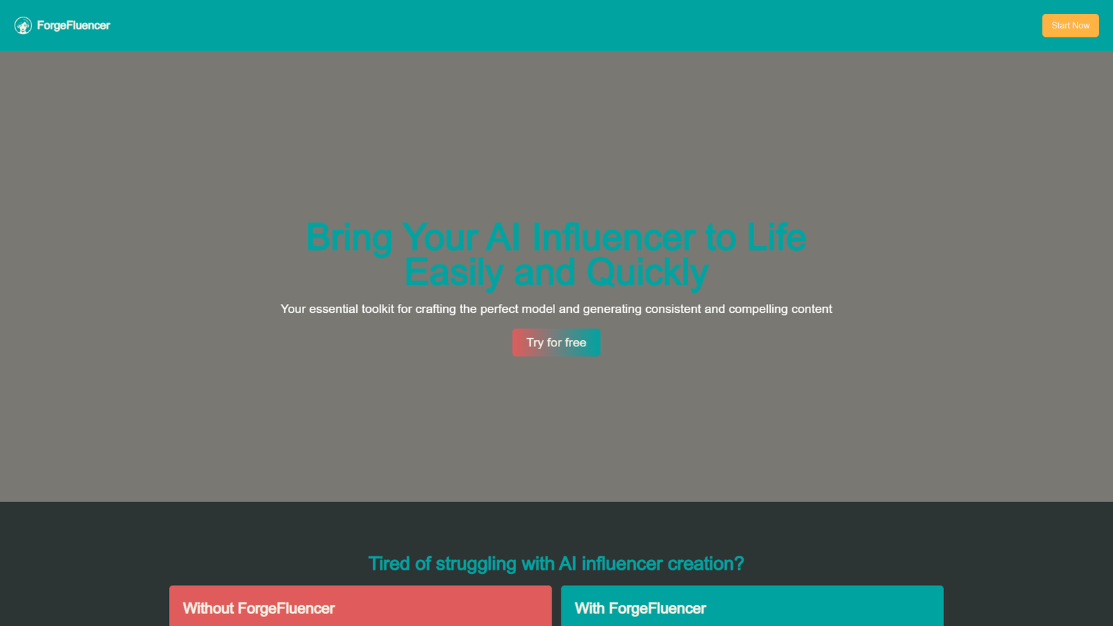 ForgeFluencer — интерфейс нейросети ForgeFluencer — интерфейс нейросети