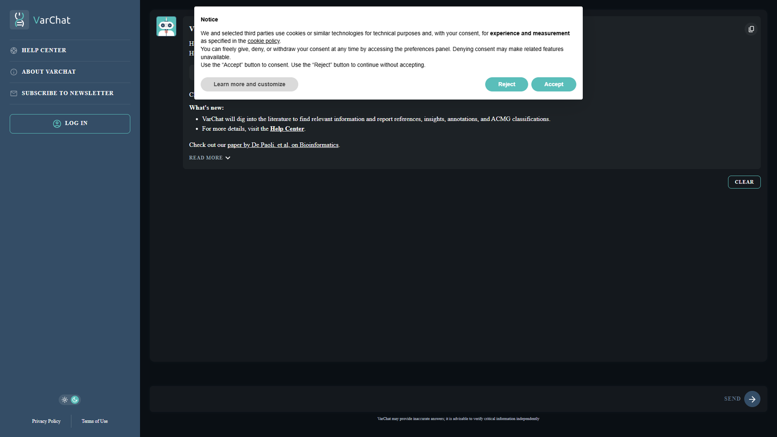 VarChat — интерфейс нейросети VarChat — интерфейс нейросети