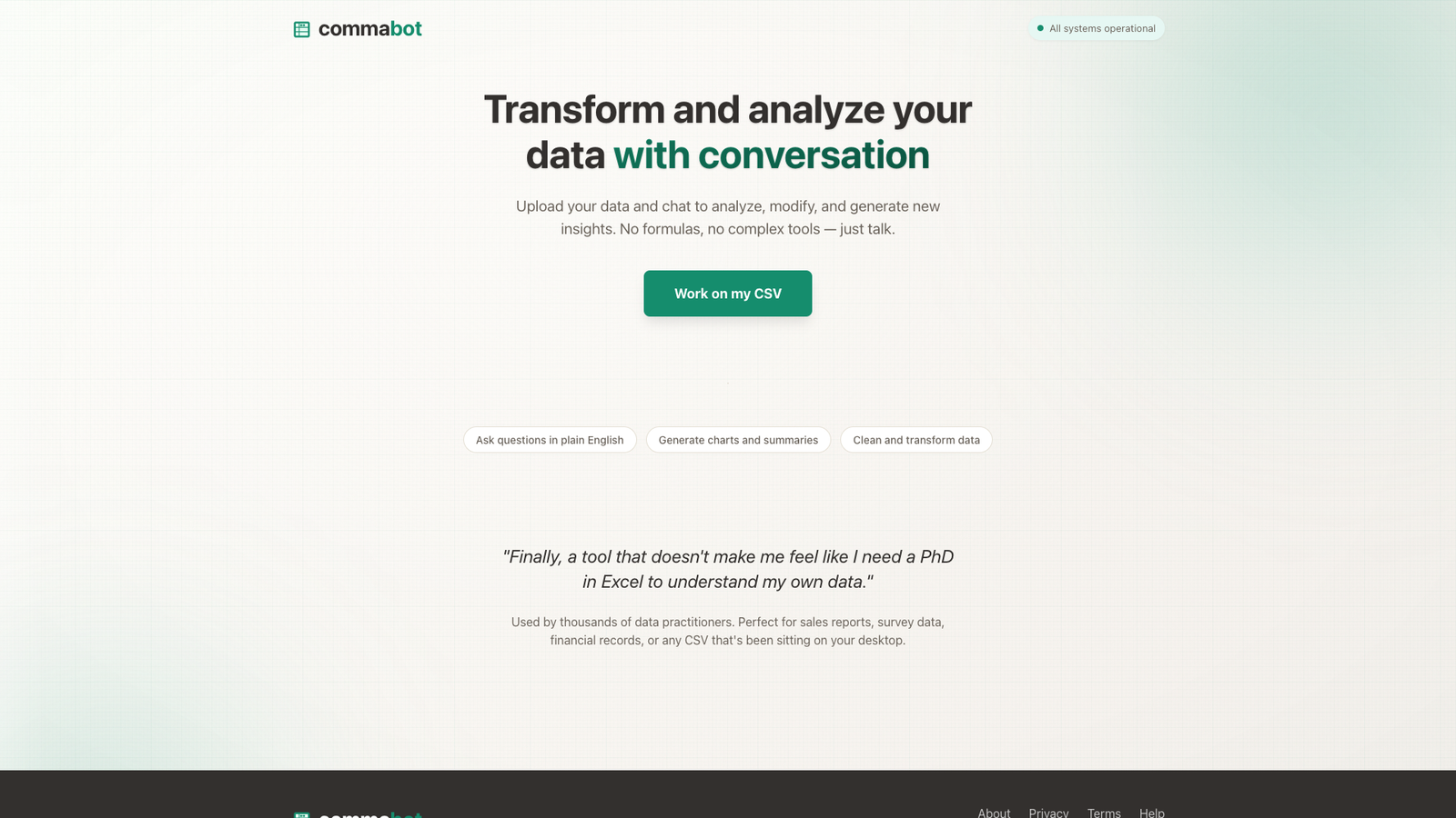 Commabot — интерфейс нейросети Commabot — интерфейс нейросети