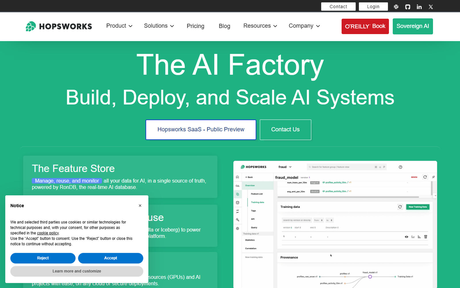 Hopsworks — интерфейс нейросети Hopsworks — интерфейс нейросети